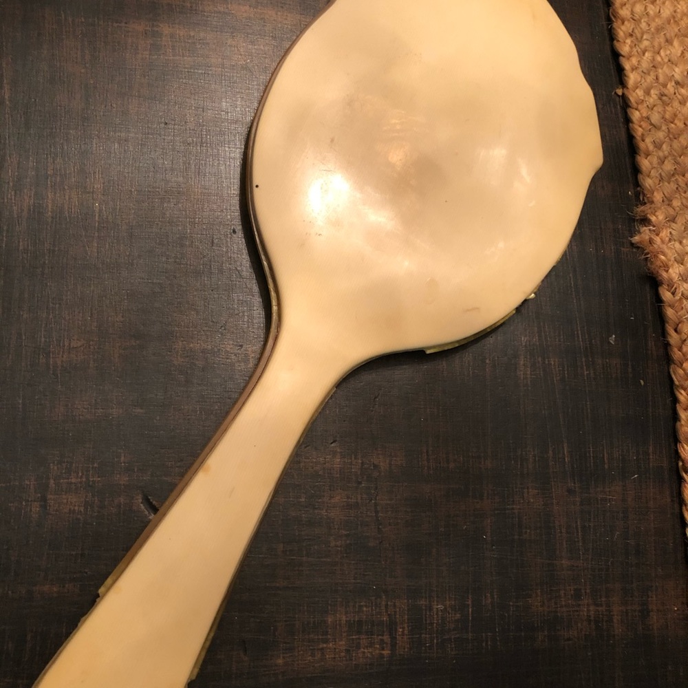 Vintage Butterscotch Bakelite Mirror